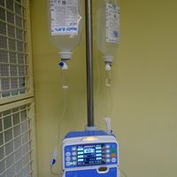 Hospitalizácia, infúzna pumpa